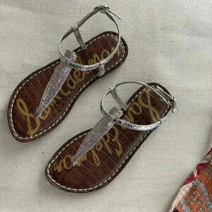 Sam Edelman Gigi Silver Lilac
Glitter Sandals. NWOT/NWOB